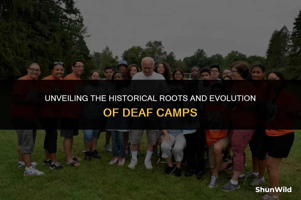 why did deaf camps develop