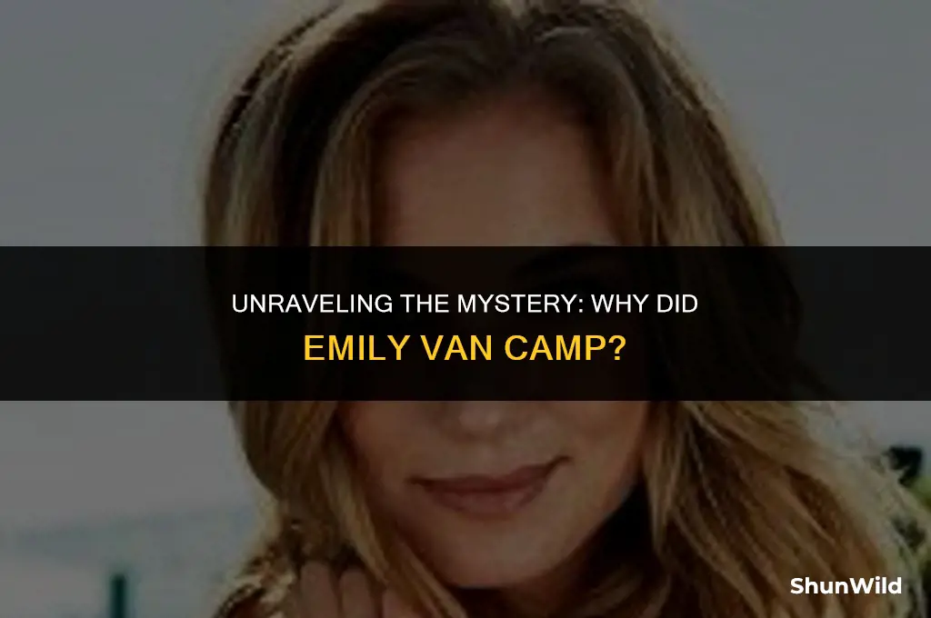 why did emily van camp