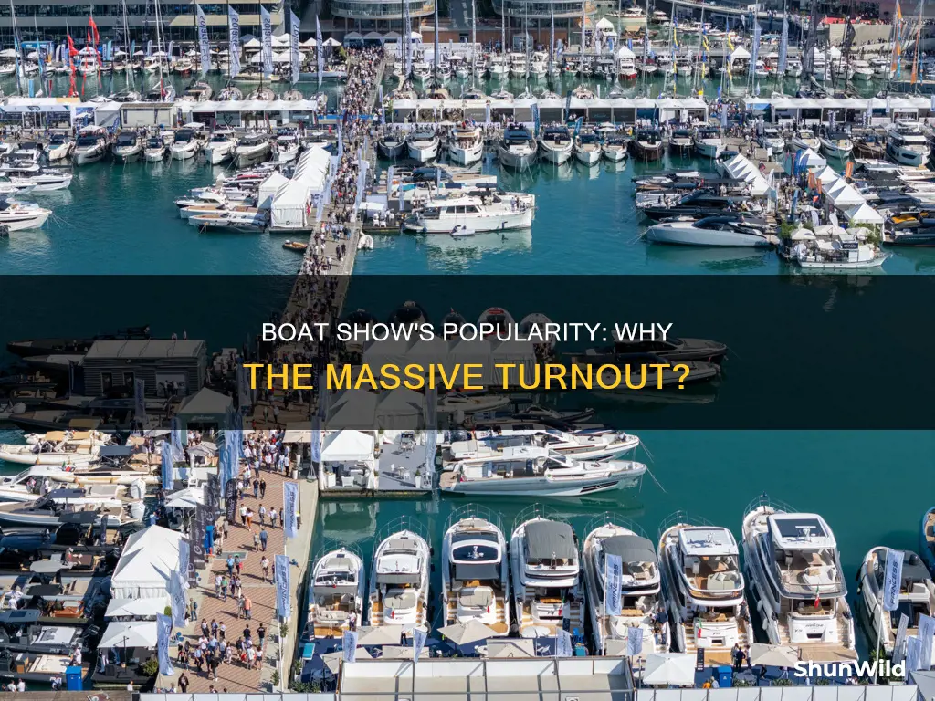why did everybody go to the boat show