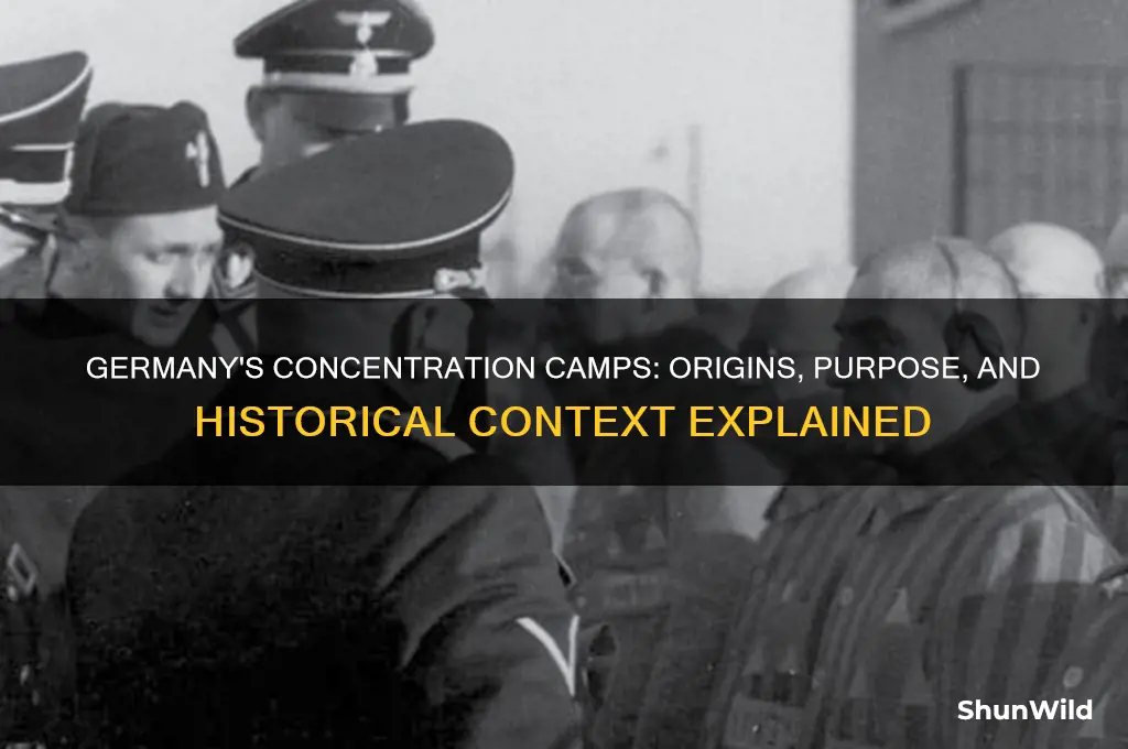 why did germany build concentration camps
