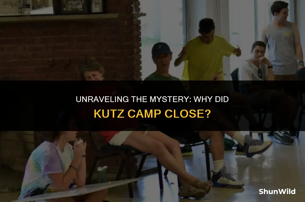 why did kutz camp close