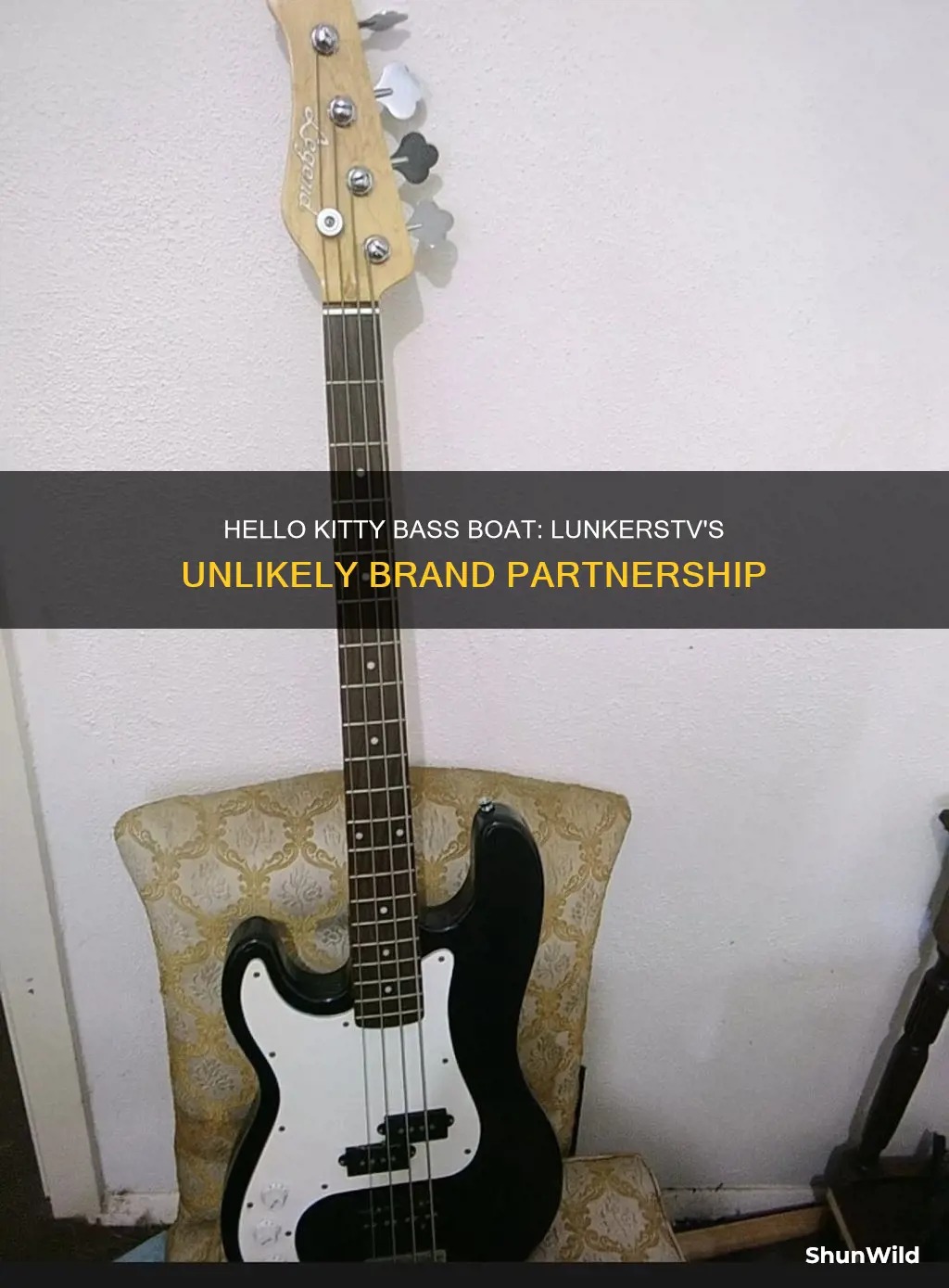 why did lunkerstv have a hello kitty bass boat