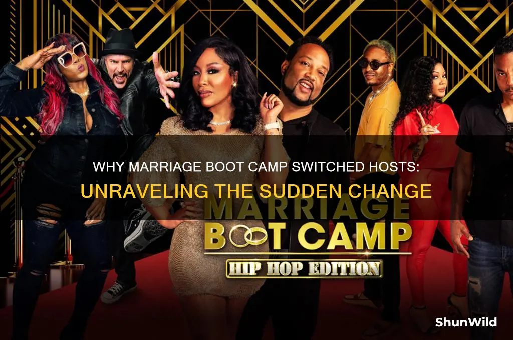 why did marriage boot camp change hosts