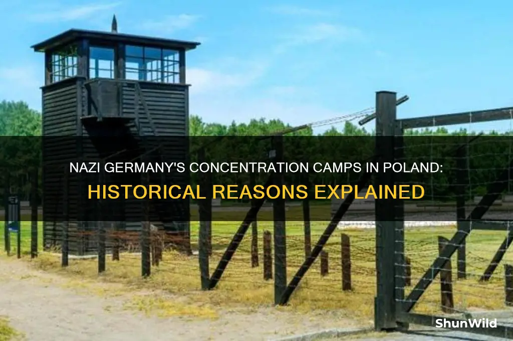 why did nazi germany build concentration camps in poland brainly