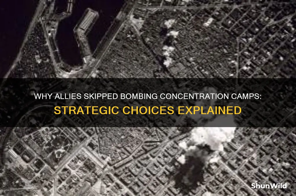 why did the allies not bomb the concentration camps