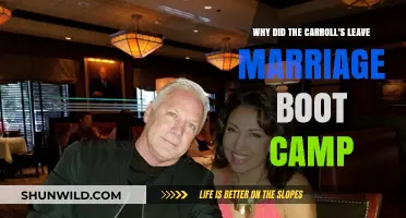 Why the Carroll's Exit from Marriage Boot Camp: Unraveling the Reasons