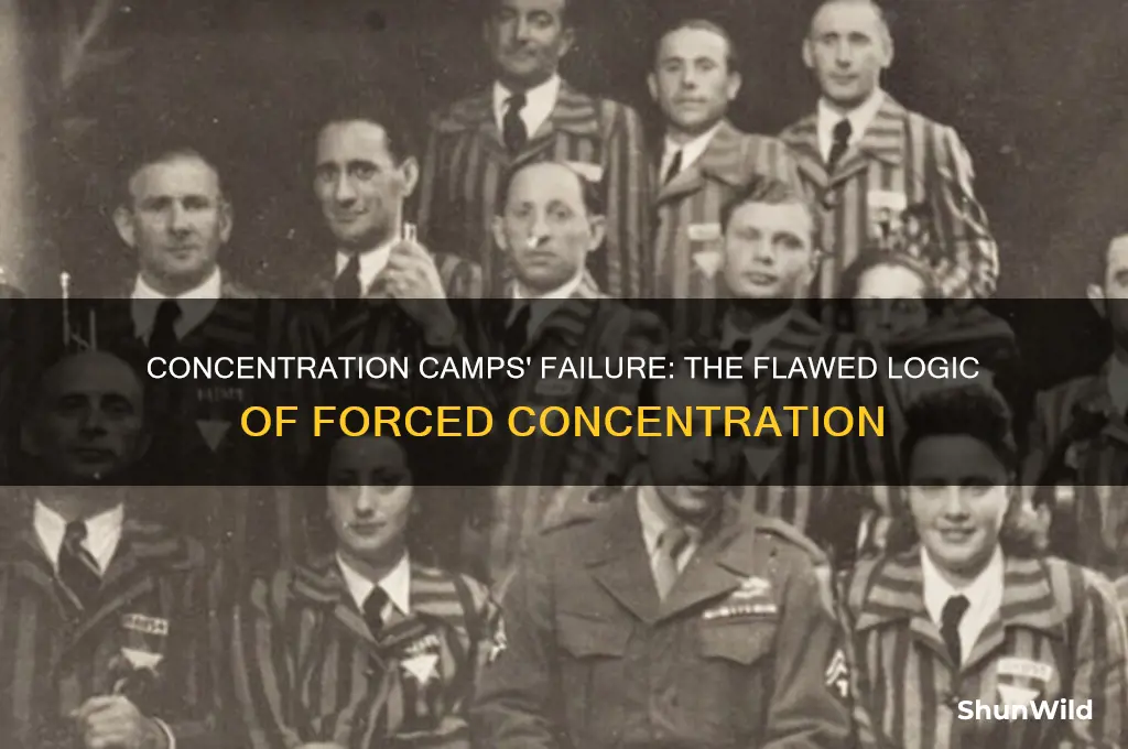 why did the concentration camps fail because they were concentrated