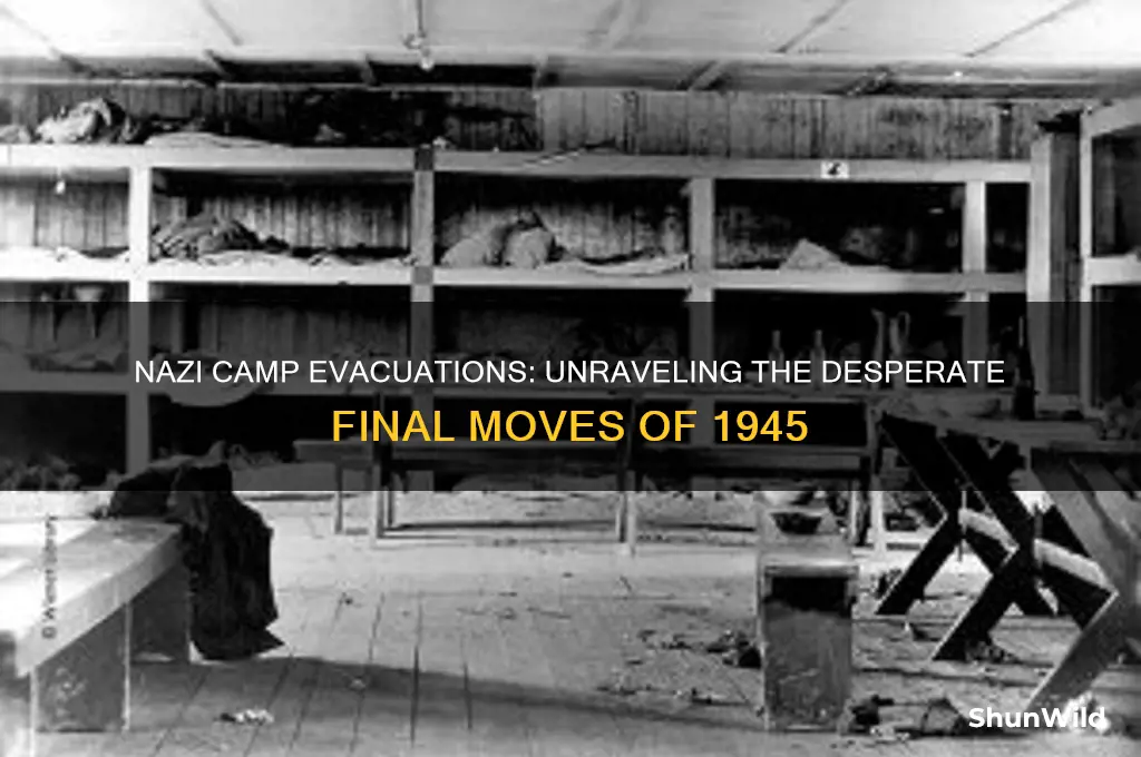 why did the nazis evacuate the concentration camps