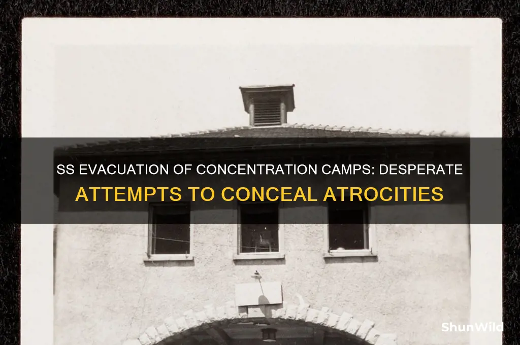 why did the ss begin to evacuate concentration camps