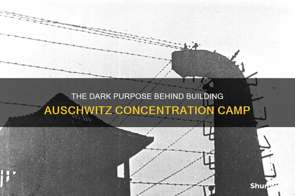 why did they build the auschwitz concentration camp
