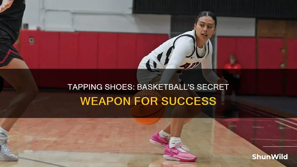 why do basketball players tap their shoes