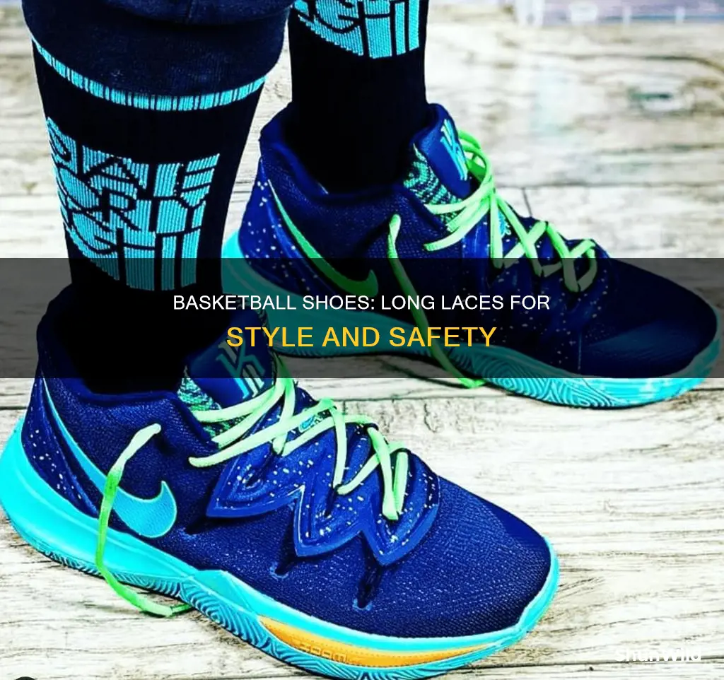 why do basketball shoes have long laces