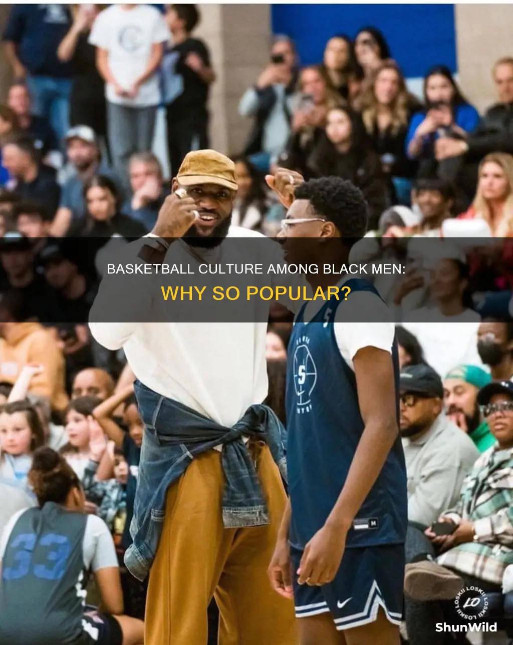 why do black men like basketball so mucb