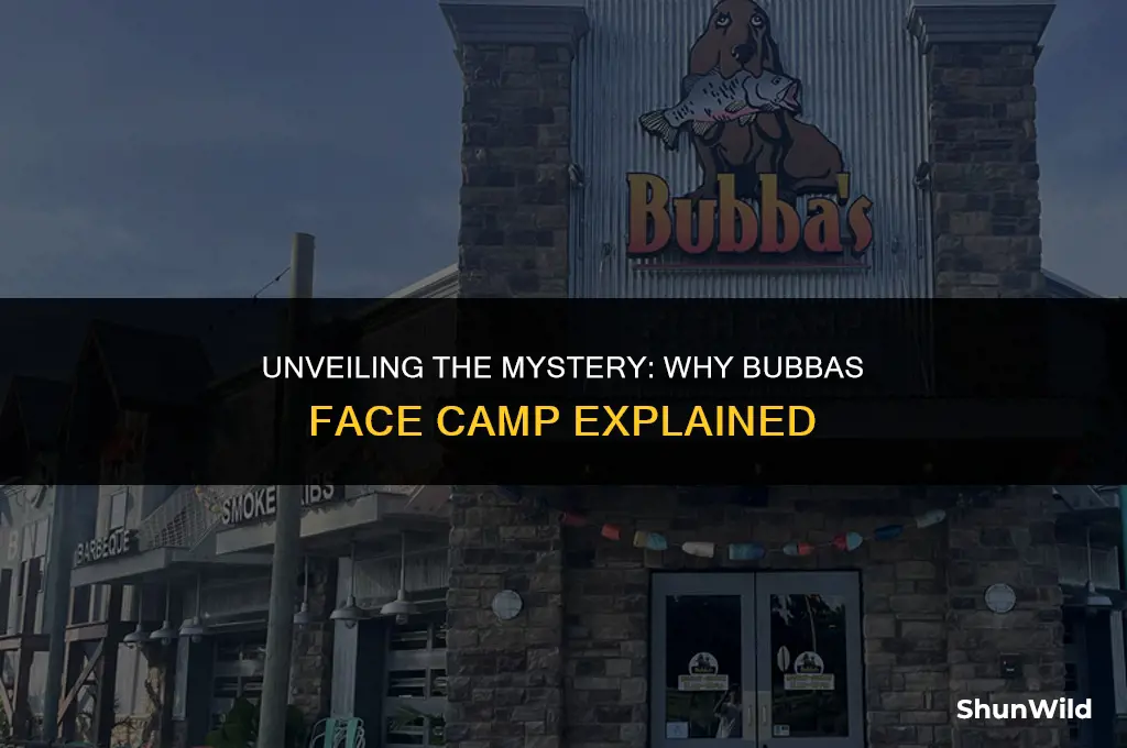 why do bubbas face camp