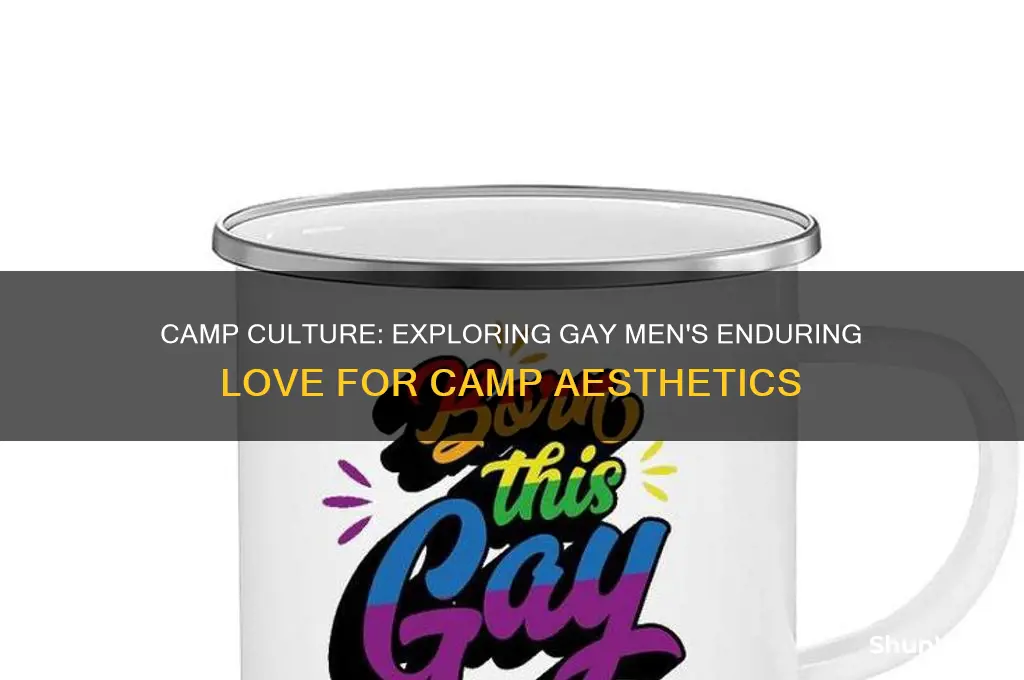 why do gay men like camp so much