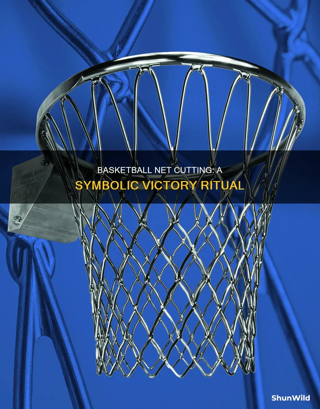 why do they cut the net in basketball