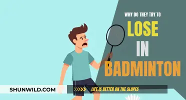 Strategic Losing: Badminton's Intricate Mind Game