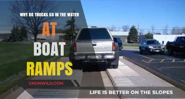 Unraveling the Mystery: Why Trucks Venture into the Water at Boat Ramps