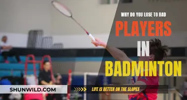 How Bad Players Win in Badminton