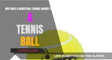 Basketball vs Tennis Ball: Why Higher Bounce?
