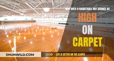 Basketball Bouncing: Carpet's Friction, Less Bounce