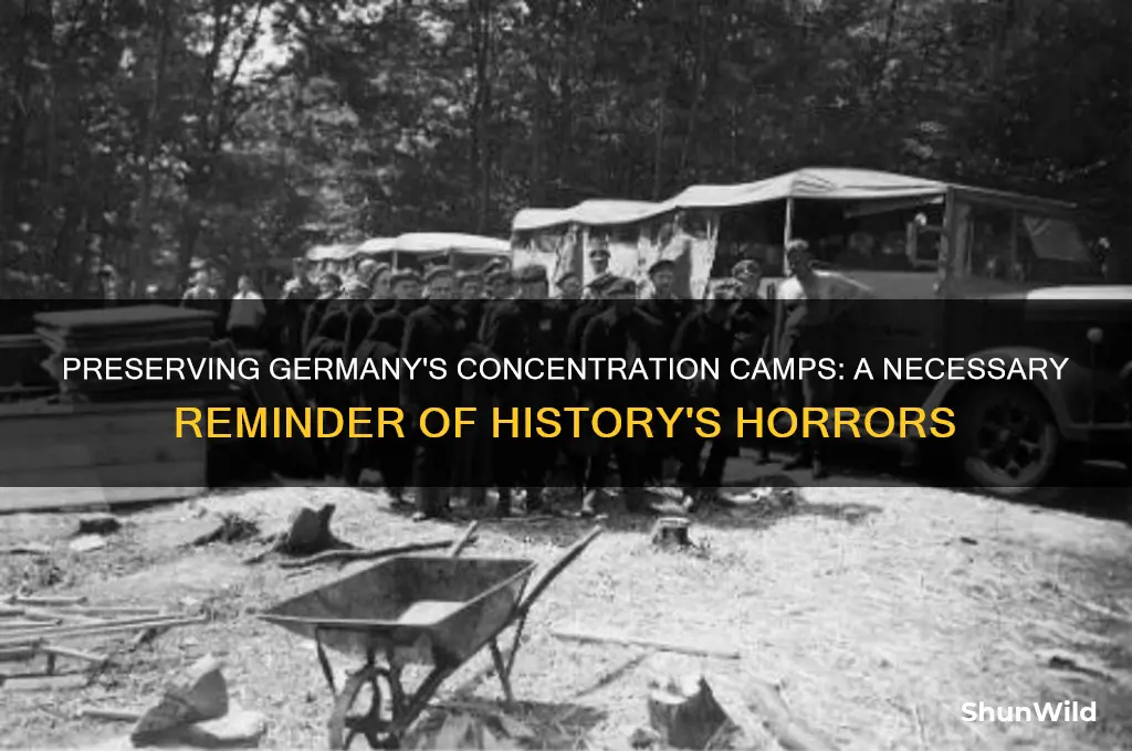 why does germany keep concentration camps