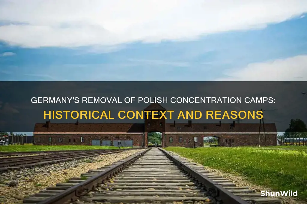 why does germany remove the concentration camps in poland