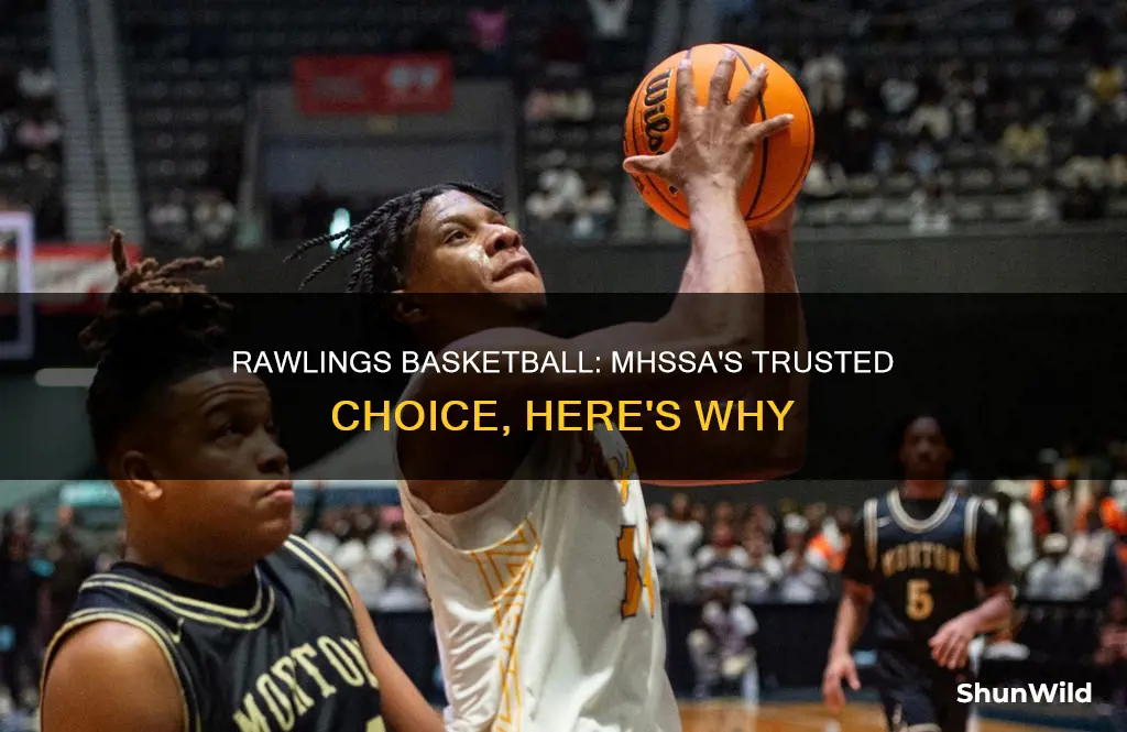 why does mhsaa use rawlings basketball