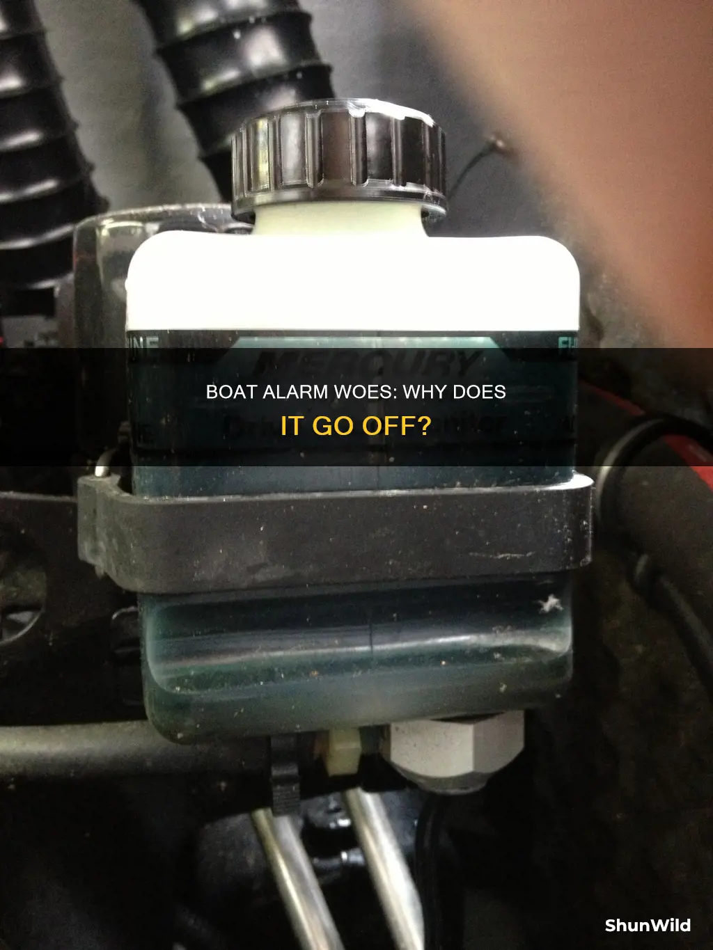 why does my boat alarm go off
