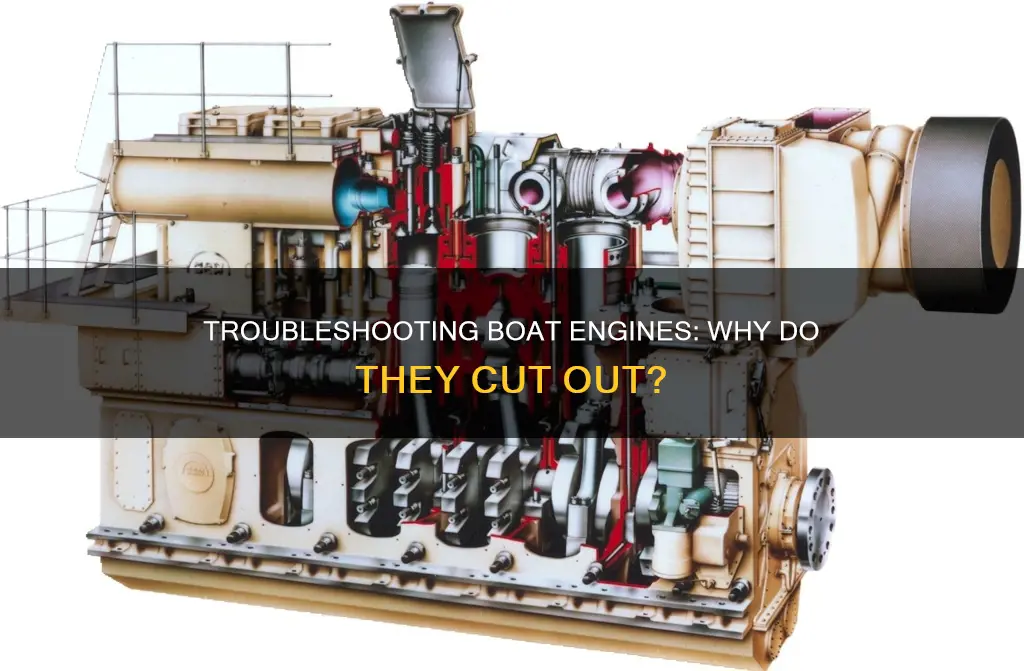 why does my boat engine cut out