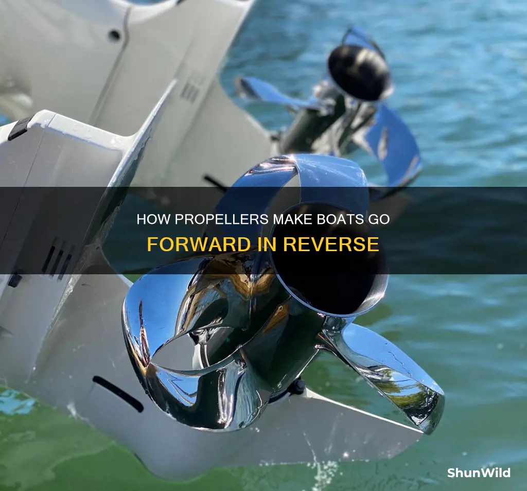 why does my boat go forward in reverse