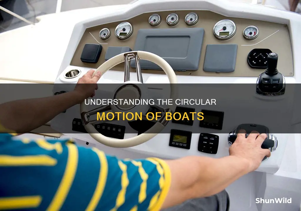 why does my boat go in circles