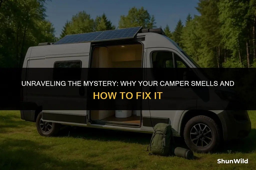 why does my camper stink