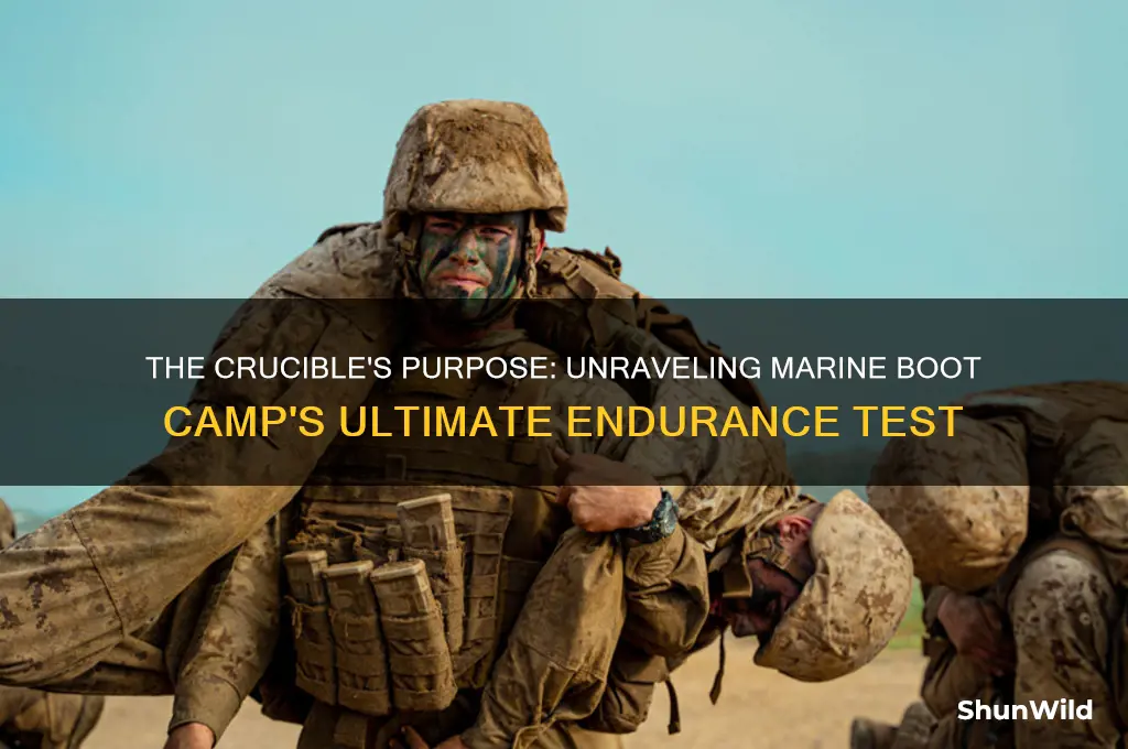 why does the cruicble exist in marine boot camp