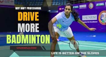Badminton: Why Don't Pros Drive More?