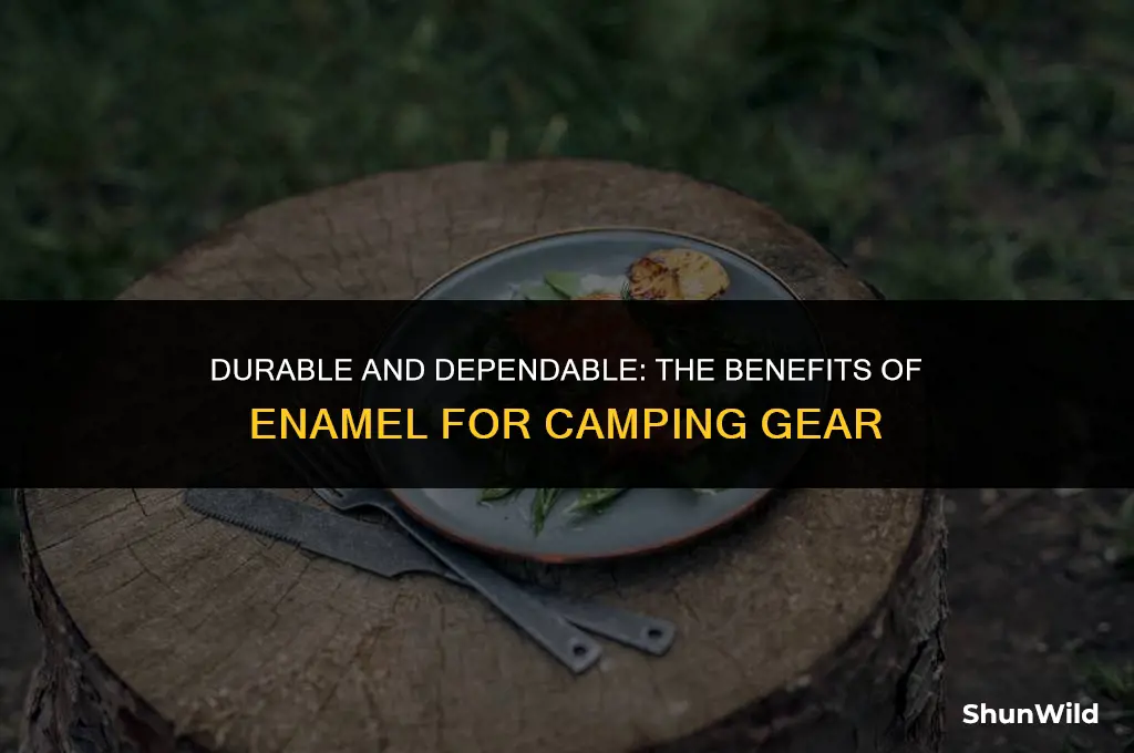 why enamel for camping