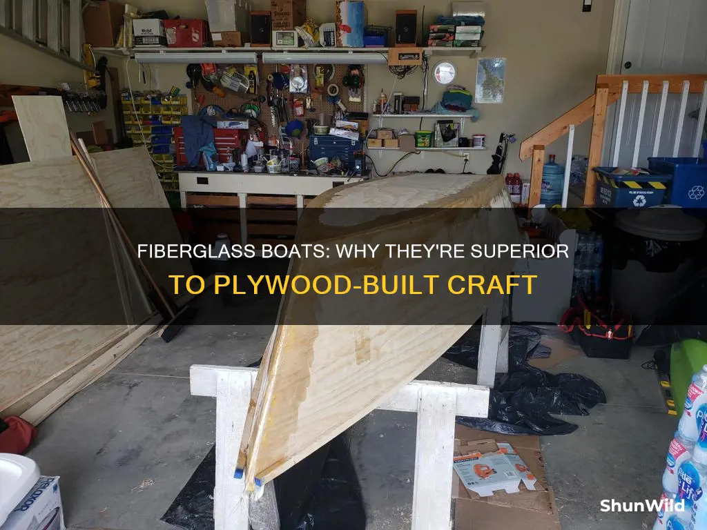 why fiberglass over plywood boat construction