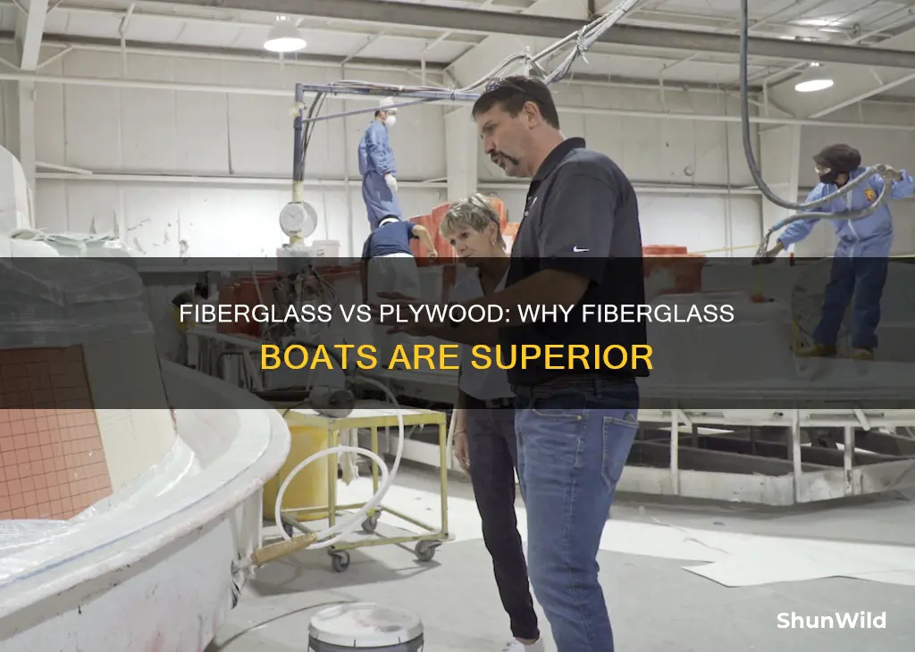 why fiberglass over plywood boat construction