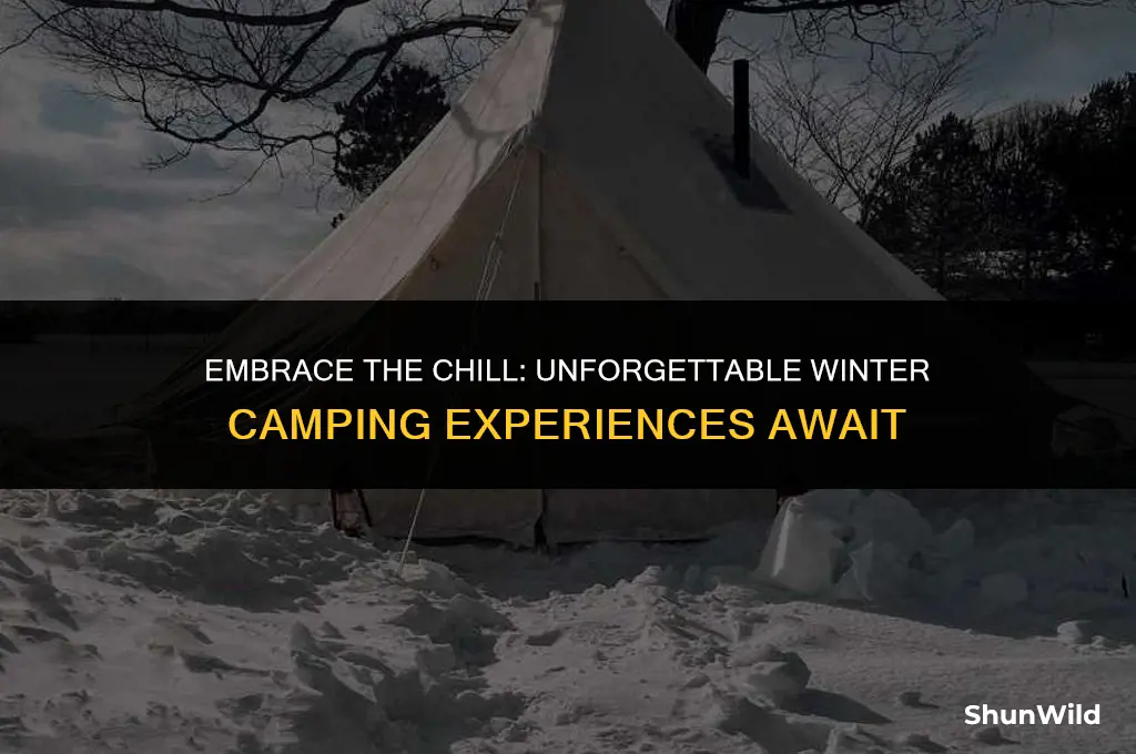 why go winter camping inspiration