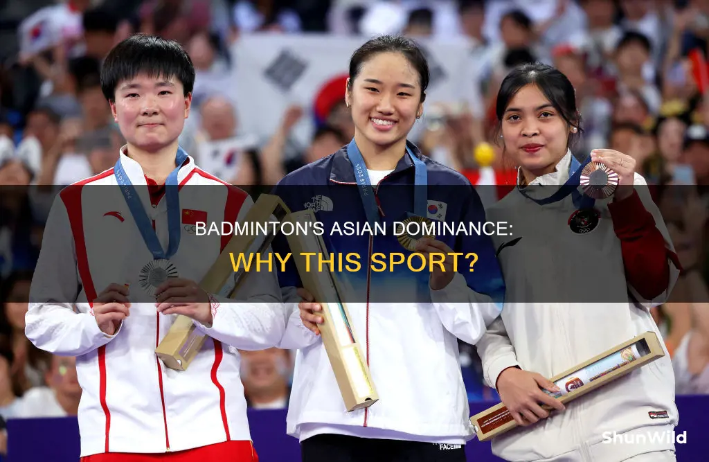 why is badminton a predominantly asian sport