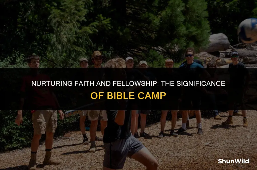 why is bible camp important