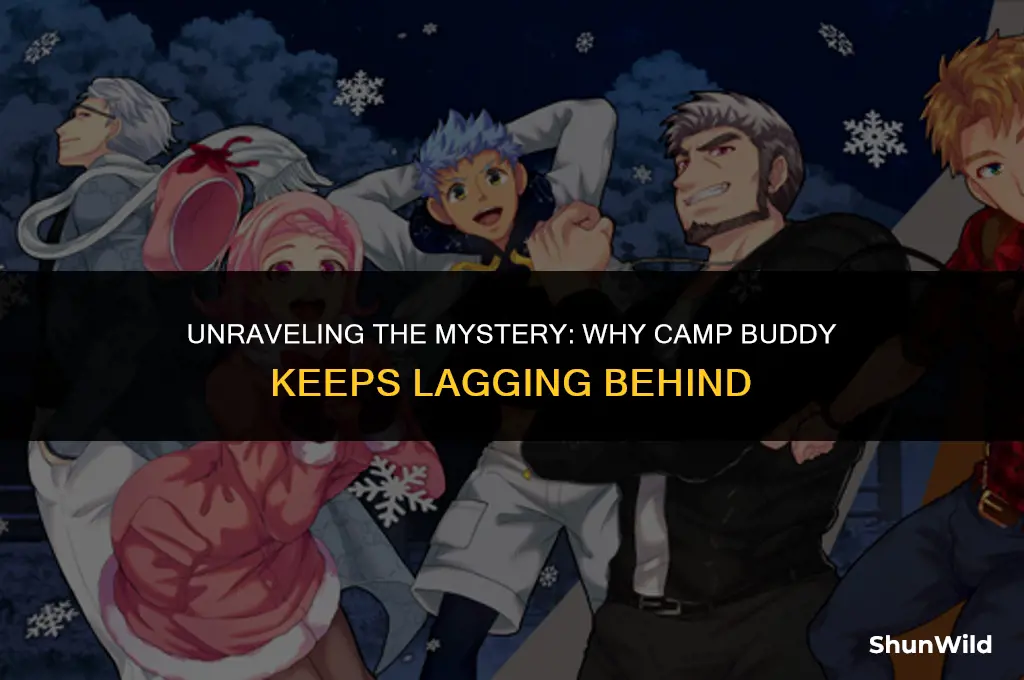 why is camp buddy lagging