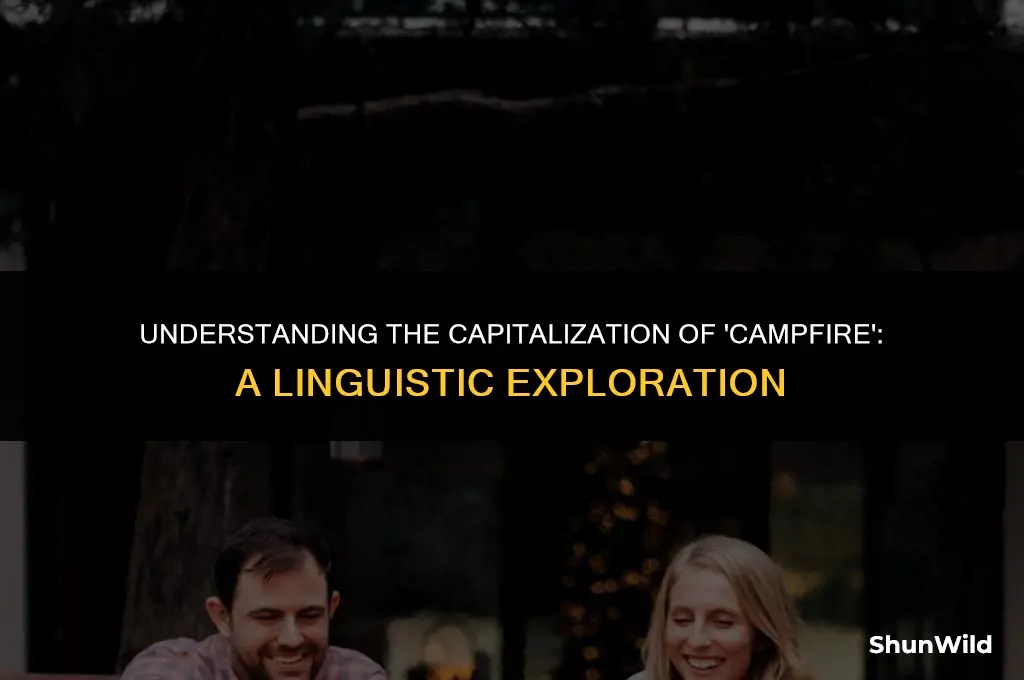 why is camp fire capitalized