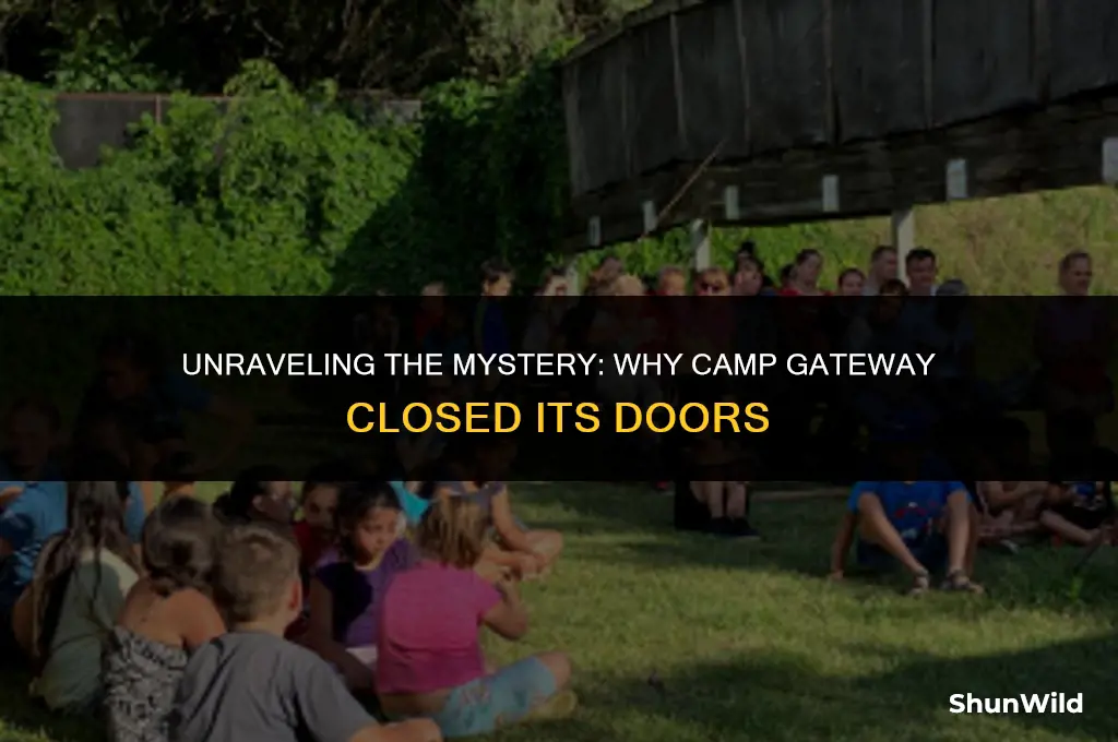 why is camp gateway closed
