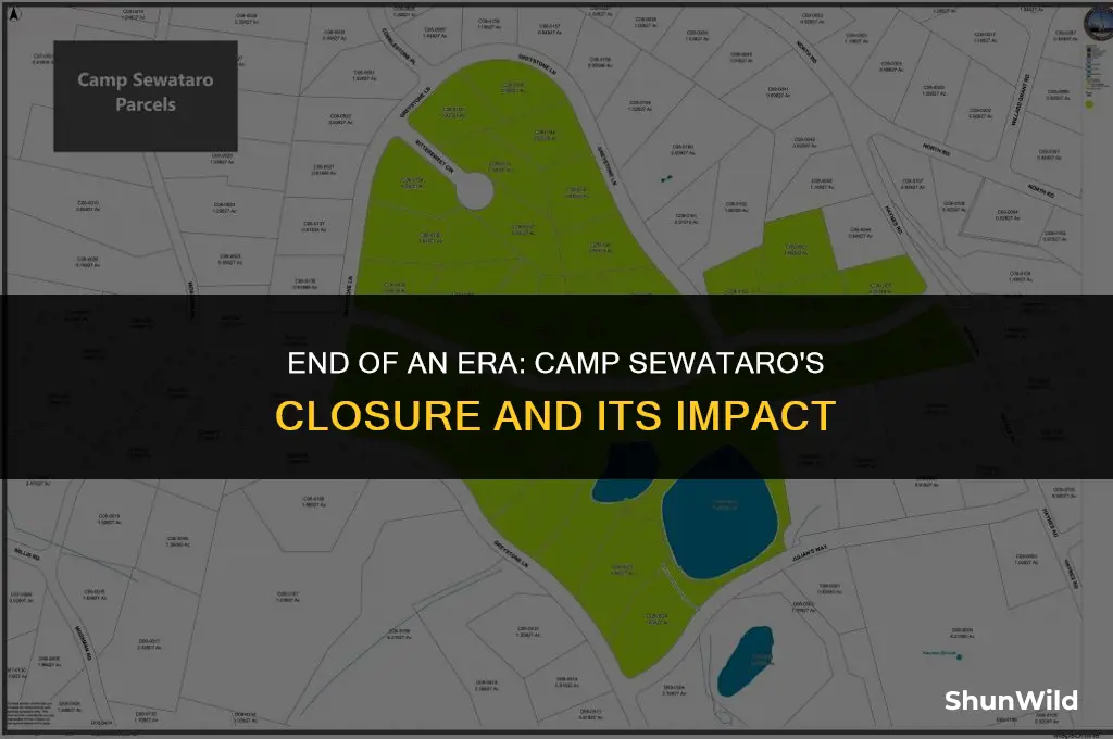 why is camp sewataro closing