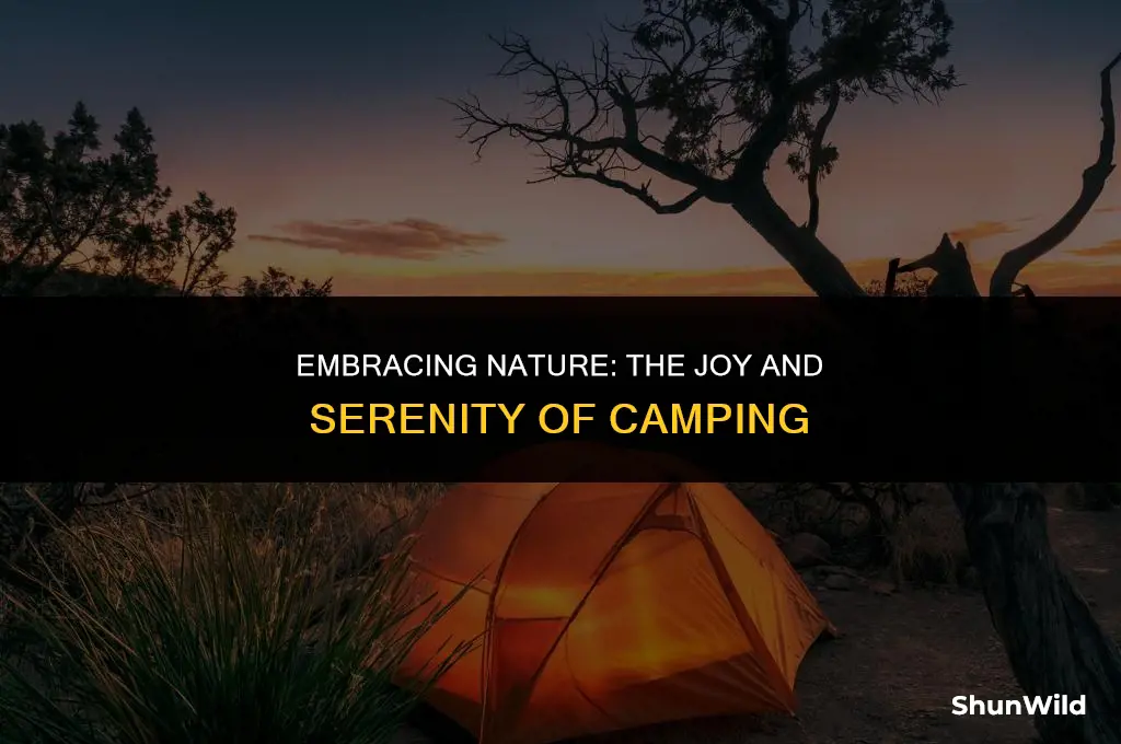 why is camping enjoyable
