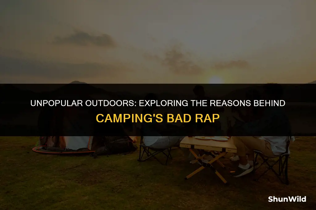 why is camping frowned upon