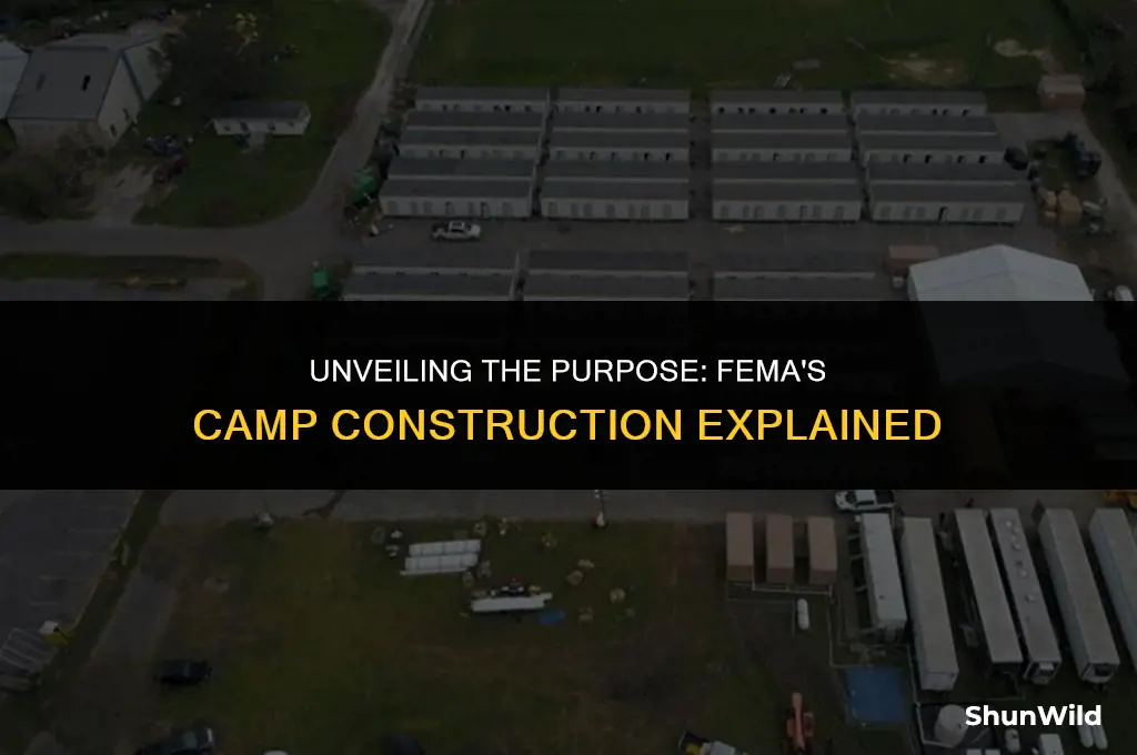 why is fema building camps