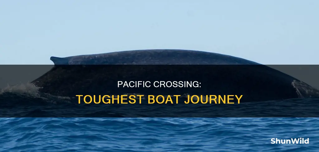 why is going across the pacific by boat tough