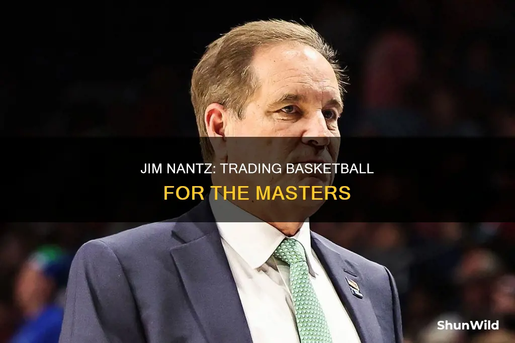 why is jim nantz not broadcasting basketball